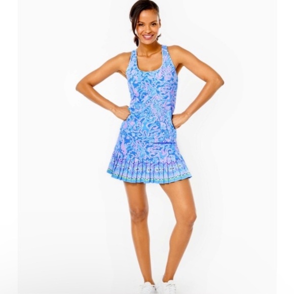 Lilly Pulitzer Luxletic Taye Skort & Mina Bra Tank - 2 piece set - Picture 1 of 16